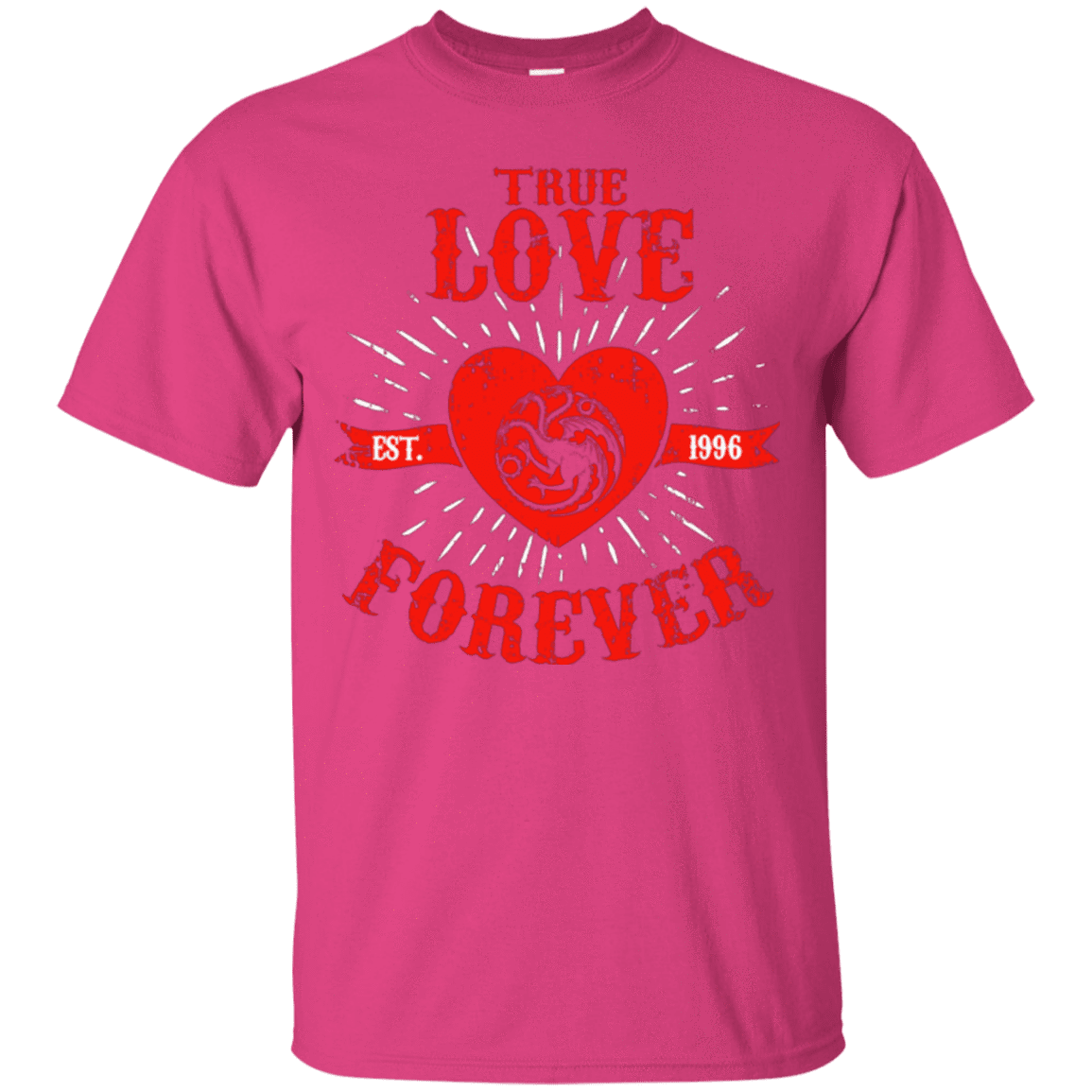 T-Shirts Heliconia / Small True Love Forever Dragon T-Shirt
