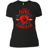 T-Shirts Black / X-Small True Love Forever Dragon Women's Premium T-Shirt