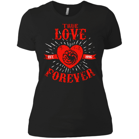 T-Shirts Black / X-Small True Love Forever Dragon Women's Premium T-Shirt