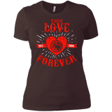T-Shirts Dark Chocolate / X-Small True Love Forever Dragon Women's Premium T-Shirt