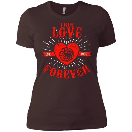 T-Shirts Dark Chocolate / X-Small True Love Forever Dragon Women's Premium T-Shirt