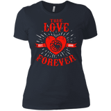 T-Shirts Indigo / X-Small True Love Forever Dragon Women's Premium T-Shirt