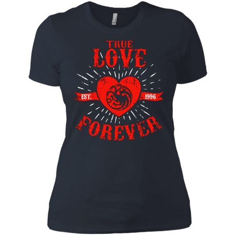 T-Shirts Indigo / X-Small True Love Forever Dragon Women's Premium T-Shirt