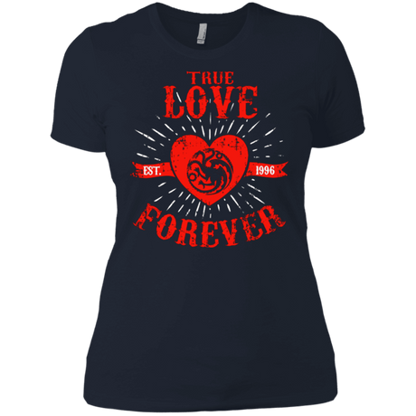 T-Shirts Midnight Navy / X-Small True Love Forever Dragon Women's Premium T-Shirt