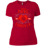 T-Shirts Red / X-Small True Love Forever Dragon Women's Premium T-Shirt