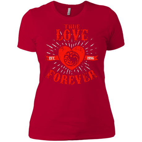 T-Shirts Red / X-Small True Love Forever Dragon Women's Premium T-Shirt