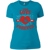 T-Shirts Turquoise / X-Small True Love Forever Dragon Women's Premium T-Shirt