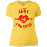 T-Shirts Vibrant Yellow / X-Small True Love Forever Dragon Women's Premium T-Shirt