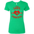 T-Shirts Envy / Small True Love Forever Dragon Women's Triblend T-Shirt