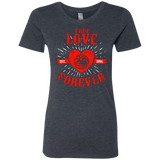 T-Shirts Vintage Navy / Small True Love Forever Dragon Women's Triblend T-Shirt