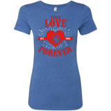 T-Shirts Vintage Royal / Small True Love Forever Dragon Women's Triblend T-Shirt