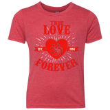 T-Shirts Vintage Red / YXS True Love Forever Dragon Youth Triblend T-Shirt