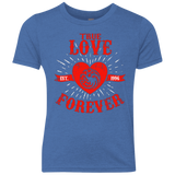 T-Shirts Vintage Royal / YXS True Love Forever Dragon Youth Triblend T-Shirt