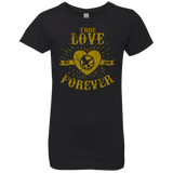 T-Shirts Black / YXS True Love Forever Games Girls Premium T-Shirt