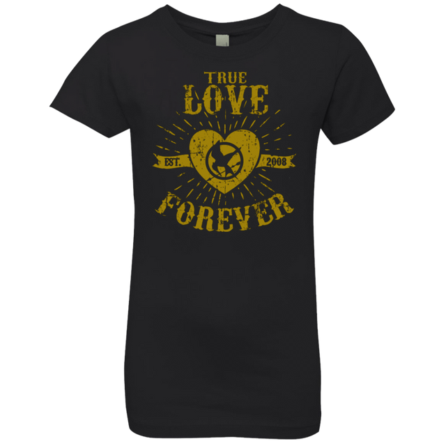 T-Shirts Black / YXS True Love Forever Games Girls Premium T-Shirt