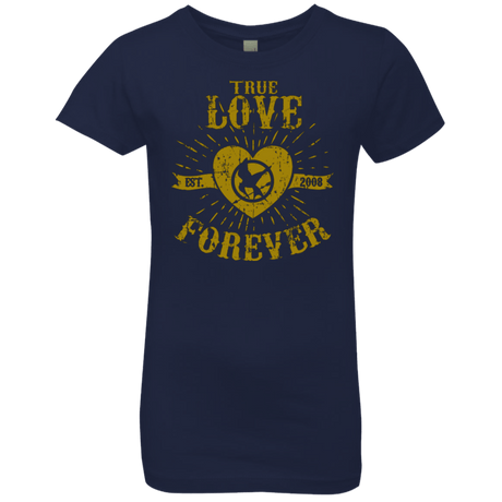 T-Shirts Midnight Navy / YXS True Love Forever Games Girls Premium T-Shirt
