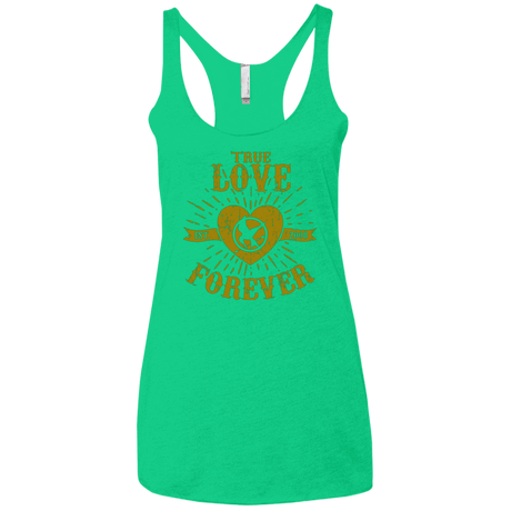 T-Shirts Envy / X-Small True Love Forever Games Women's Triblend Racerback Tank