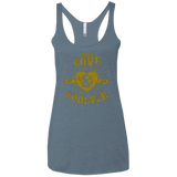 T-Shirts Indigo / X-Small True Love Forever Games Women's Triblend Racerback Tank