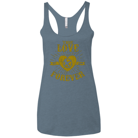 T-Shirts Indigo / X-Small True Love Forever Games Women's Triblend Racerback Tank