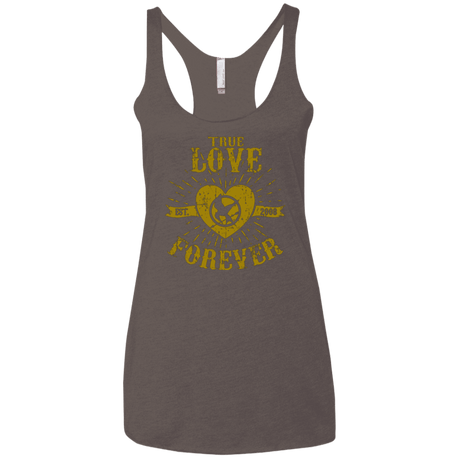 T-Shirts Macchiato / X-Small True Love Forever Games Women's Triblend Racerback Tank