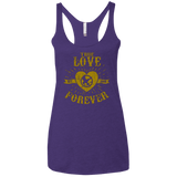T-Shirts Purple / X-Small True Love Forever Games Women's Triblend Racerback Tank