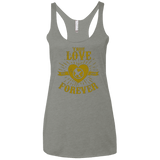 T-Shirts Venetian Grey / X-Small True Love Forever Games Women's Triblend Racerback Tank