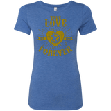 T-Shirts Vintage Royal / Small True Love Forever Games Women's Triblend T-Shirt