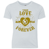 T-Shirts Heather White / YXS True Love Forever Games Youth Triblend T-Shirt