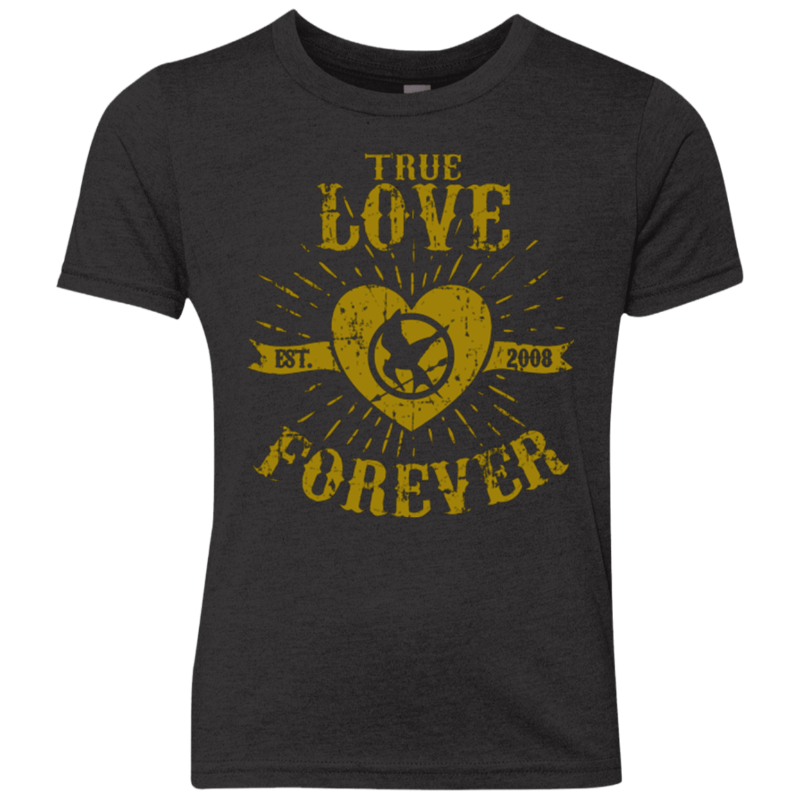 T-Shirts Vintage Black / YXS True Love Forever Games Youth Triblend T-Shirt