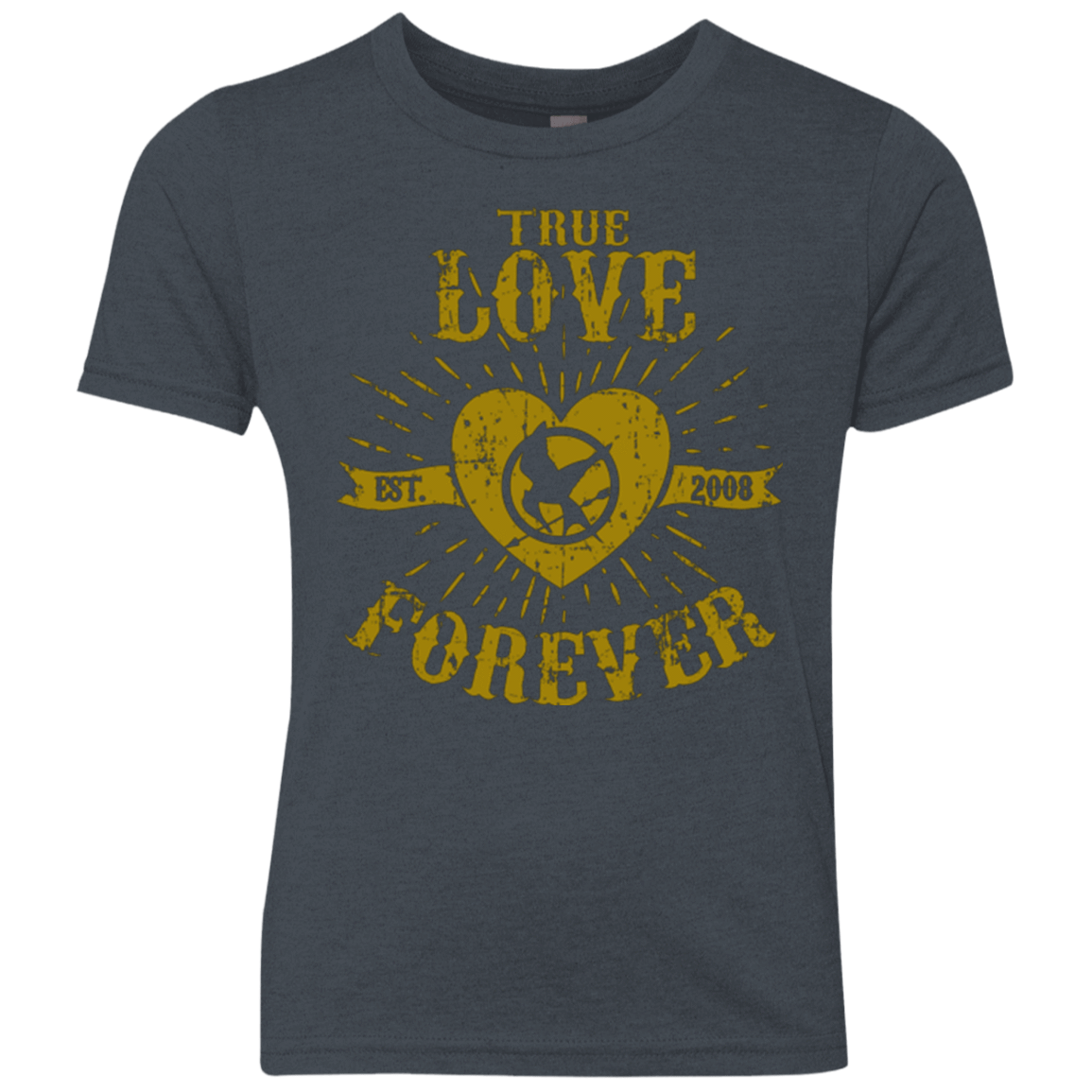 T-Shirts Vintage Navy / YXS True Love Forever Games Youth Triblend T-Shirt