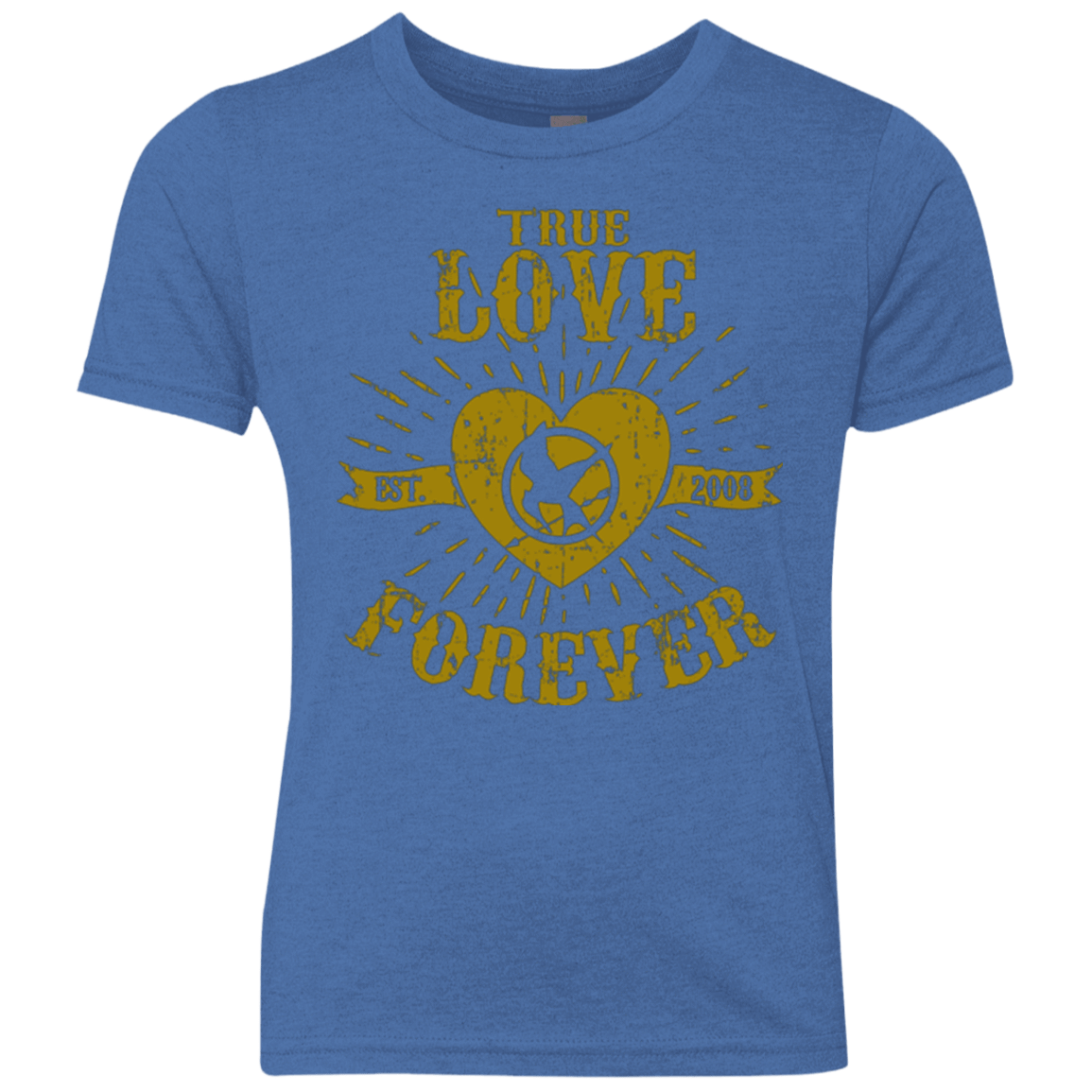 T-Shirts Vintage Royal / YXS True Love Forever Games Youth Triblend T-Shirt