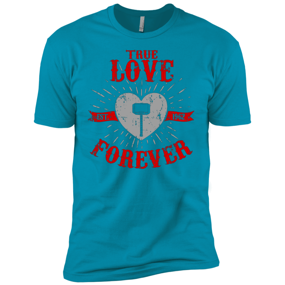 T-Shirts Turquoise / YXS True Love Forever God Thunder Boys Premium T-Shirt