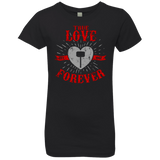 T-Shirts Black / YXS True Love Forever God Thunder Girls Premium T-Shirt