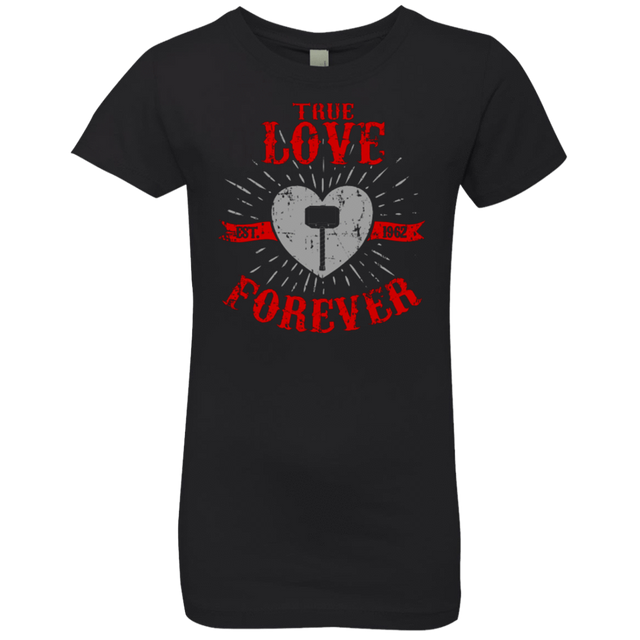 T-Shirts Black / YXS True Love Forever God Thunder Girls Premium T-Shirt