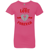 T-Shirts Hot Pink / YXS True Love Forever God Thunder Girls Premium T-Shirt