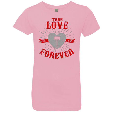 T-Shirts Light Pink / YXS True Love Forever God Thunder Girls Premium T-Shirt