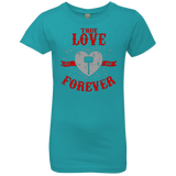 T-Shirts Tahiti Blue / YXS True Love Forever God Thunder Girls Premium T-Shirt