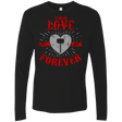 T-Shirts Black / Small True Love Forever God Thunder Men's Premium Long Sleeve