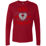 T-Shirts Cardinal / Small True Love Forever God Thunder Men's Premium Long Sleeve