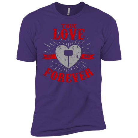 T-Shirts Purple / X-Small True Love Forever God Thunder Men's Premium T-Shirt