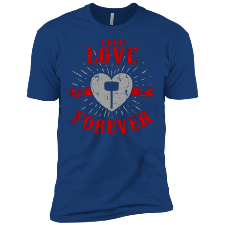 T-Shirts Royal / X-Small True Love Forever God Thunder Men's Premium T-Shirt