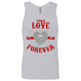 T-Shirts Heather Grey / Small True Love Forever God Thunder Men's Premium Tank Top