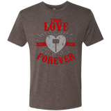 T-Shirts Macchiato / Small True Love Forever God Thunder Men's Triblend T-Shirt