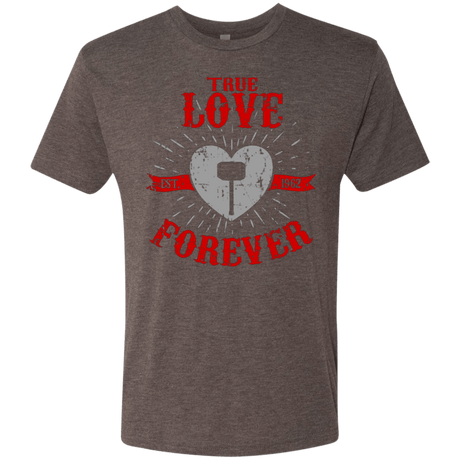 T-Shirts Macchiato / Small True Love Forever God Thunder Men's Triblend T-Shirt