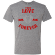 T-Shirts Premium Heather / Small True Love Forever God Thunder Men's Triblend T-Shirt