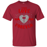 T-Shirts Cardinal / Small True Love Forever God Thunder T-Shirt