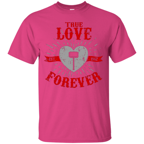 T-Shirts Heliconia / Small True Love Forever God Thunder T-Shirt