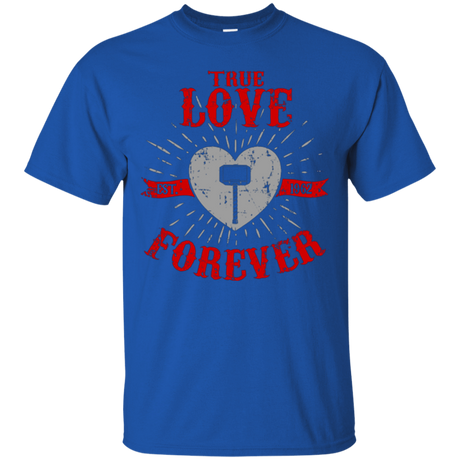 T-Shirts Royal / Small True Love Forever God Thunder T-Shirt