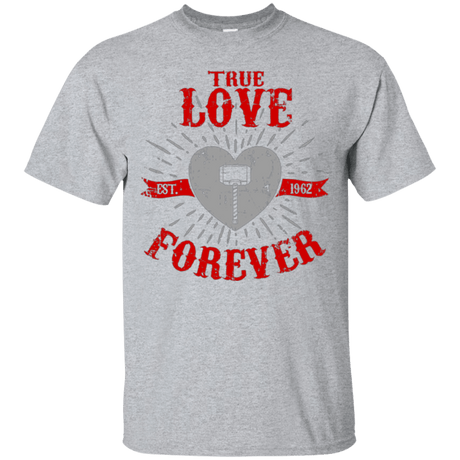 T-Shirts Sport Grey / Small True Love Forever God Thunder T-Shirt