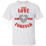 T-Shirts White / Small True Love Forever God Thunder T-Shirt